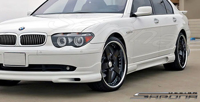 Custom BMW 7 Series  Sedan Side Skirts (2002 - 2008) - $650.00 (Part #BM-014-SS)